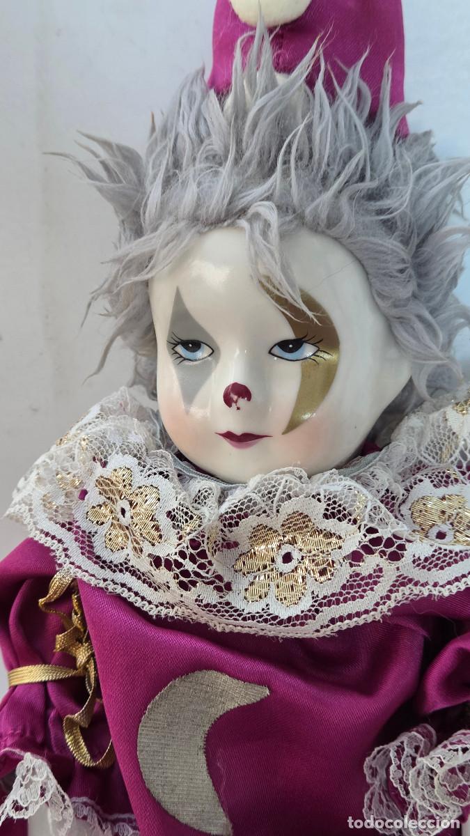 Vintage: mu&ntilde;eco de porcelana arlequin - Foto 2