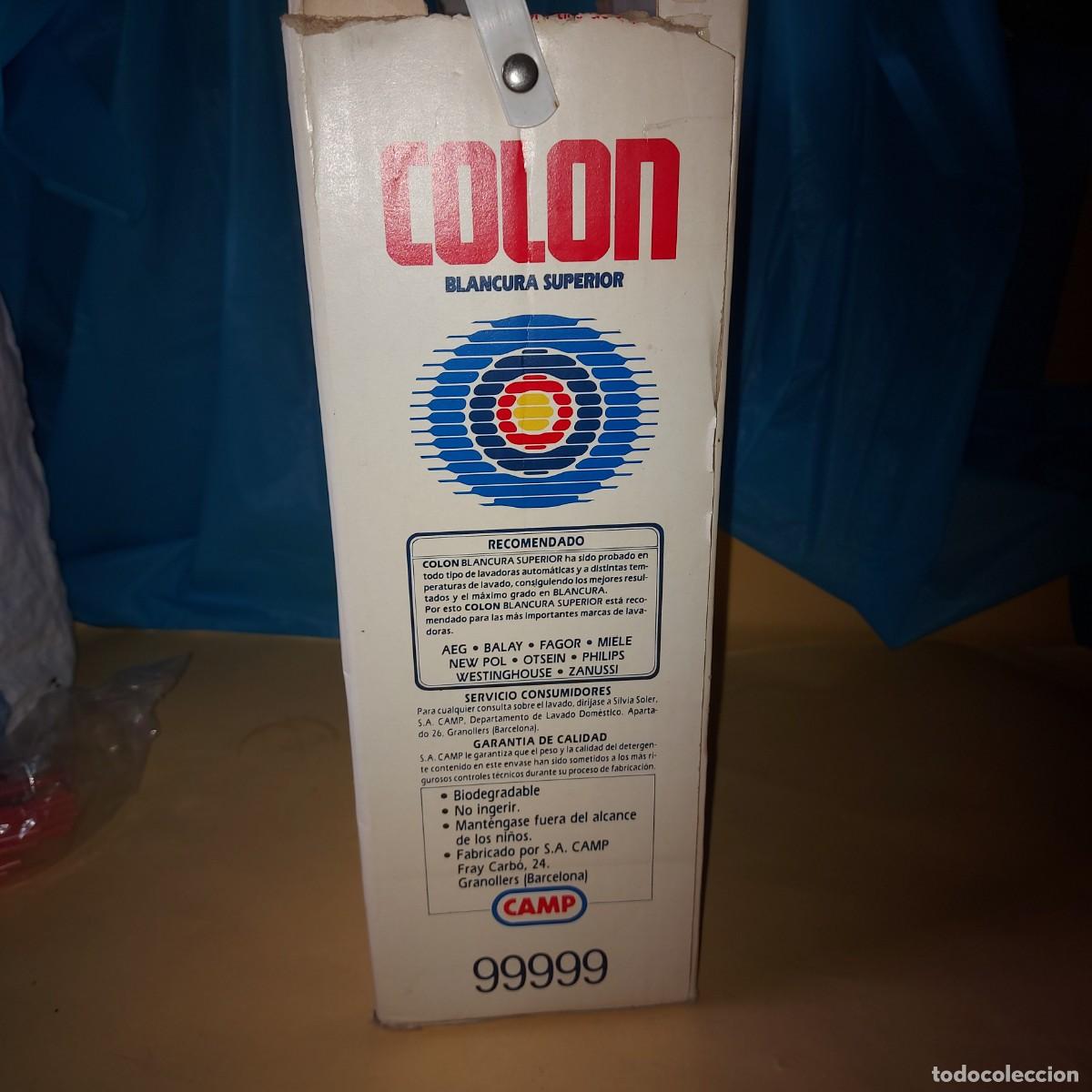 Vintage: BID&Oacute;N BOTE TAMBOR DE DETERGENTE COLON - Foto 2
