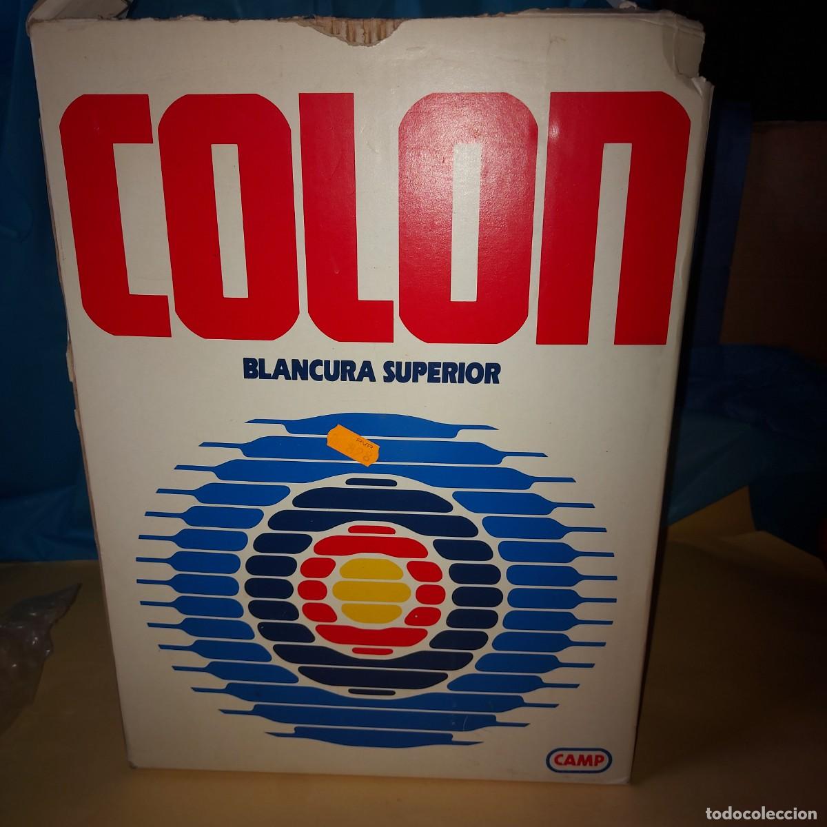 Vintage: BID&Oacute;N BOTE TAMBOR DE DETERGENTE COLON - Foto 3