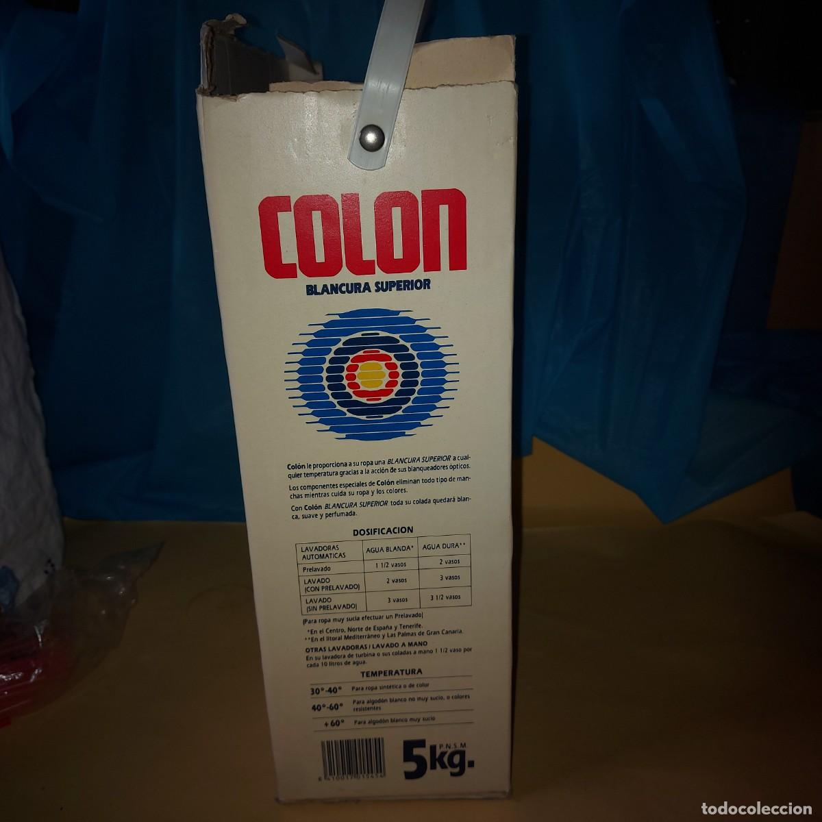 Vintage: BID&Oacute;N BOTE TAMBOR DE DETERGENTE COLON - Foto 5