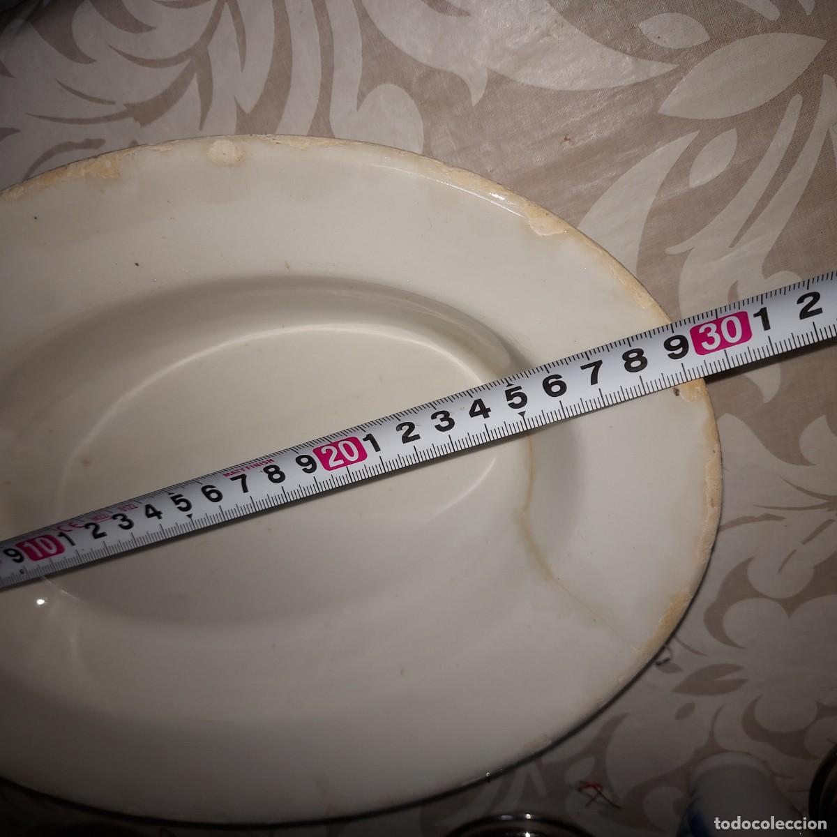 Vintage: FUENTE DE PORCELANA 30CM - Foto 2