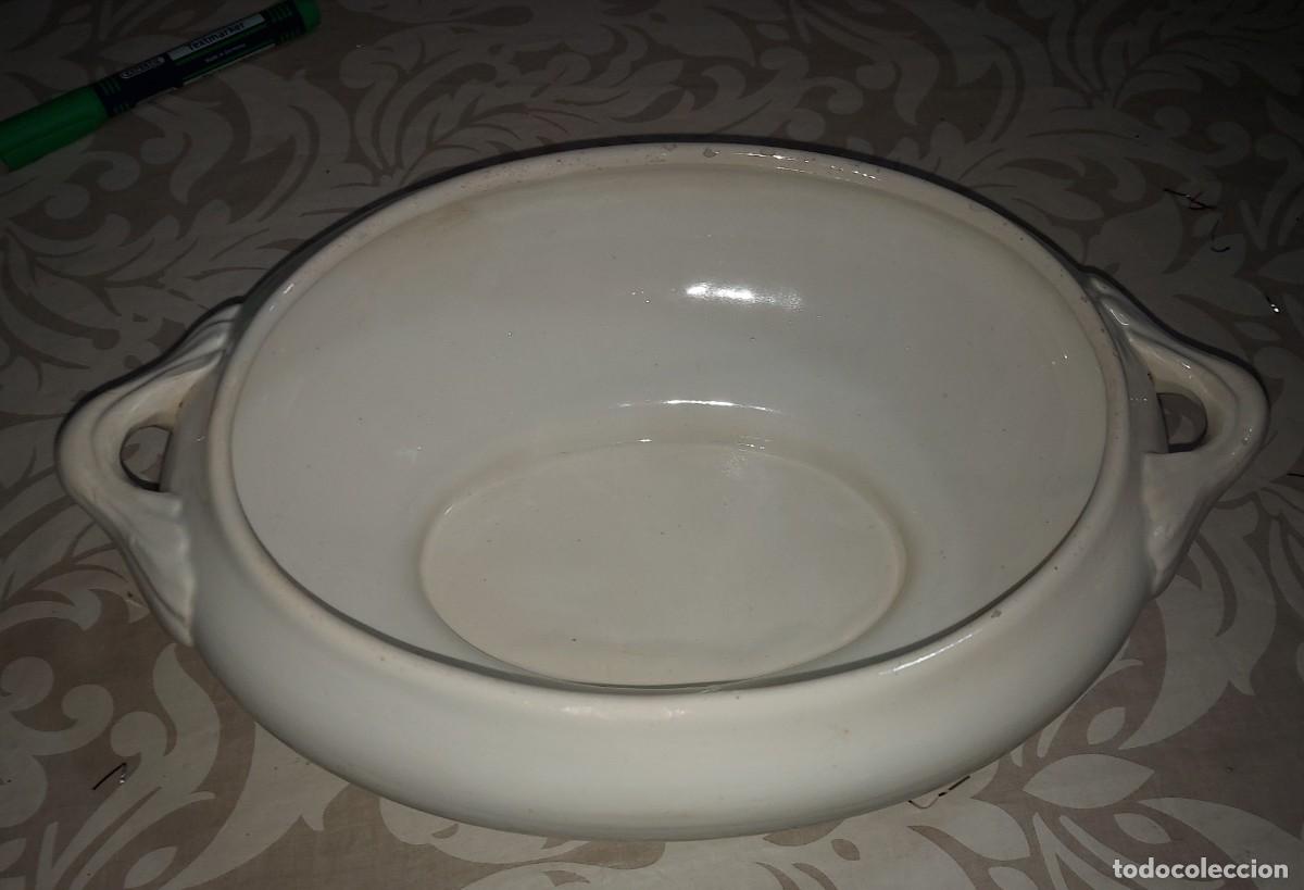 Vintage: ANTIGUA FUENTE DE CERAMICA 34CM