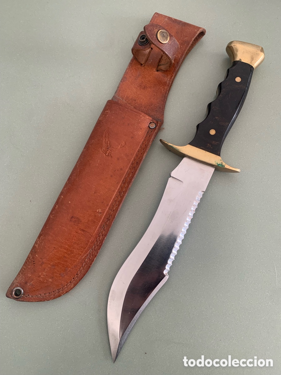Vintage: Cuchillo Bowie a&ntilde;os 80&rsquo;s marca sarrion Albacete