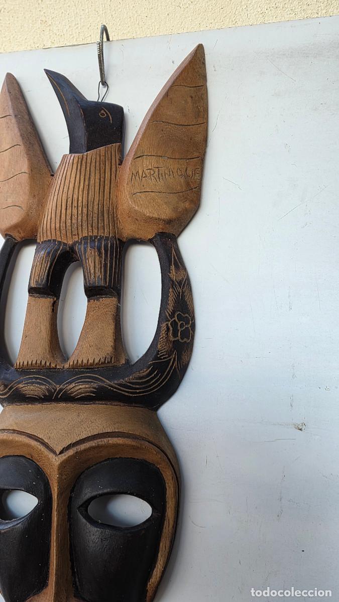 Vintage: mascra de arte africano - Foto 4