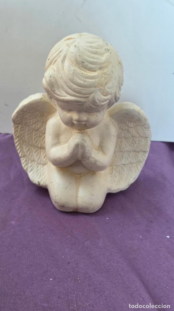 Vintage: figura de angel blanco - Foto 2