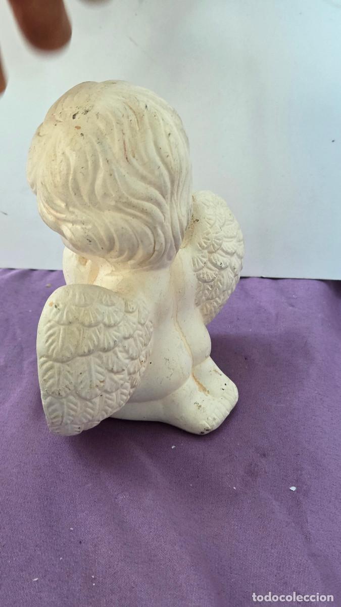 Vintage: figura de angel blanco - Foto 4