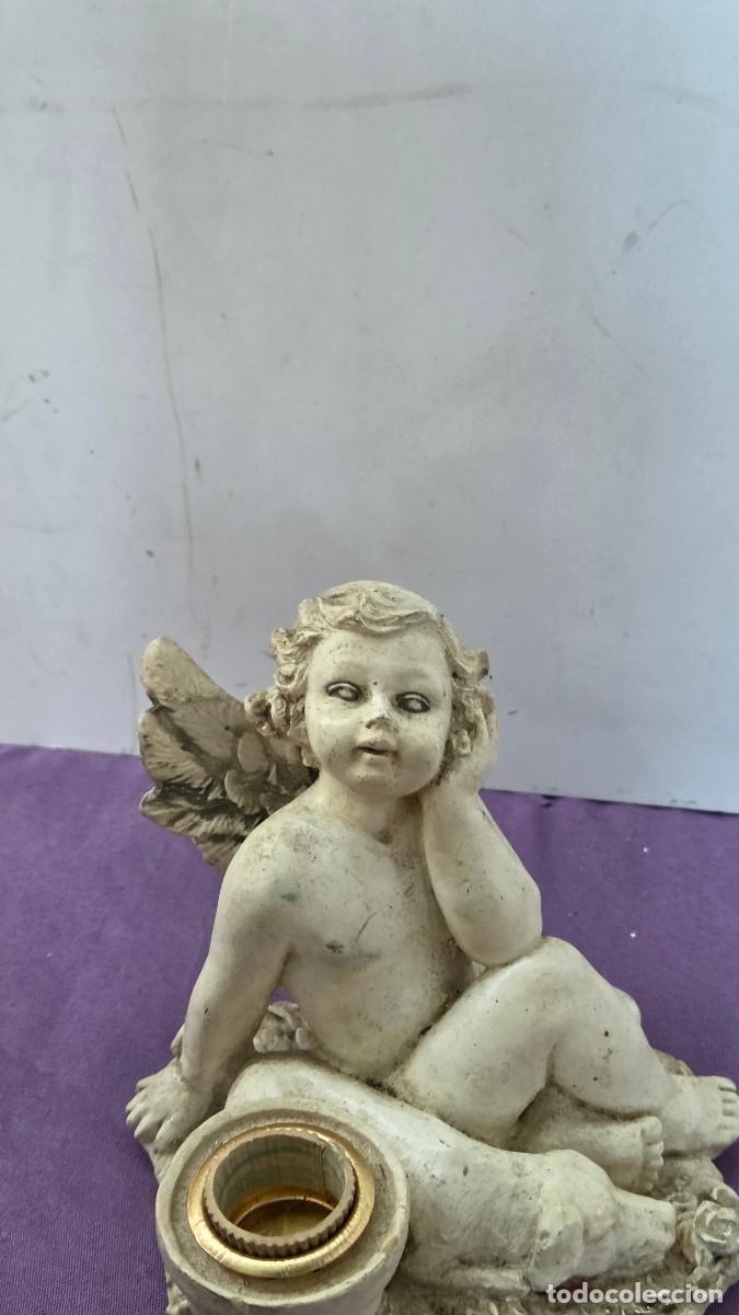 Vintage: figura de angel blanco - Foto 2