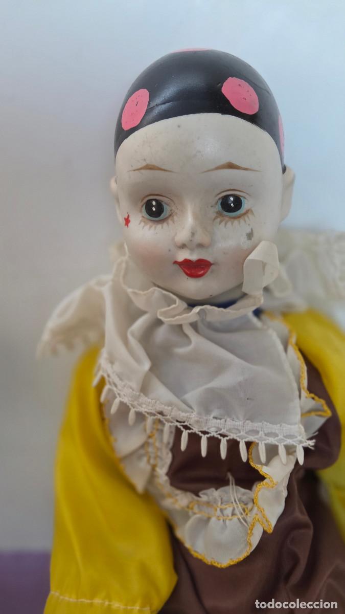 Vintage: mu&ntilde;eco de porcelana arlequin - Foto 4