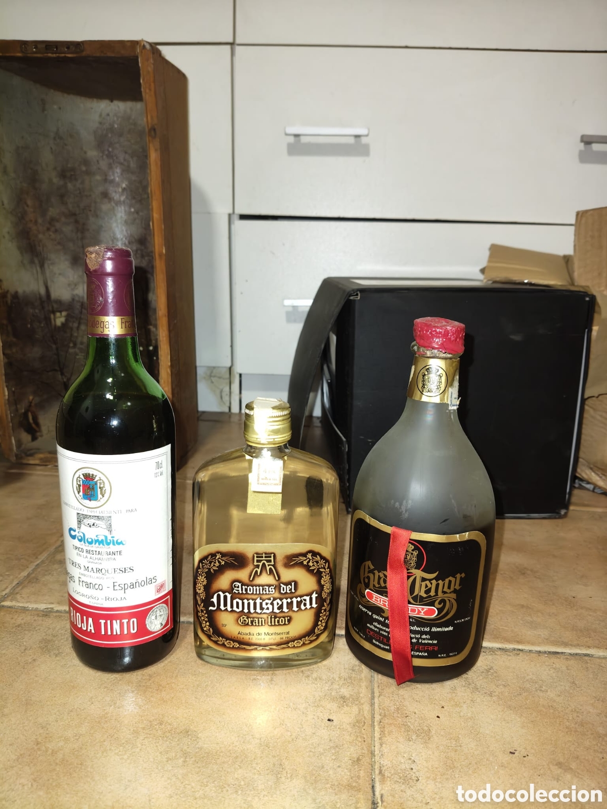 Vintage: Botellas de diversas contenidos - Foto 2