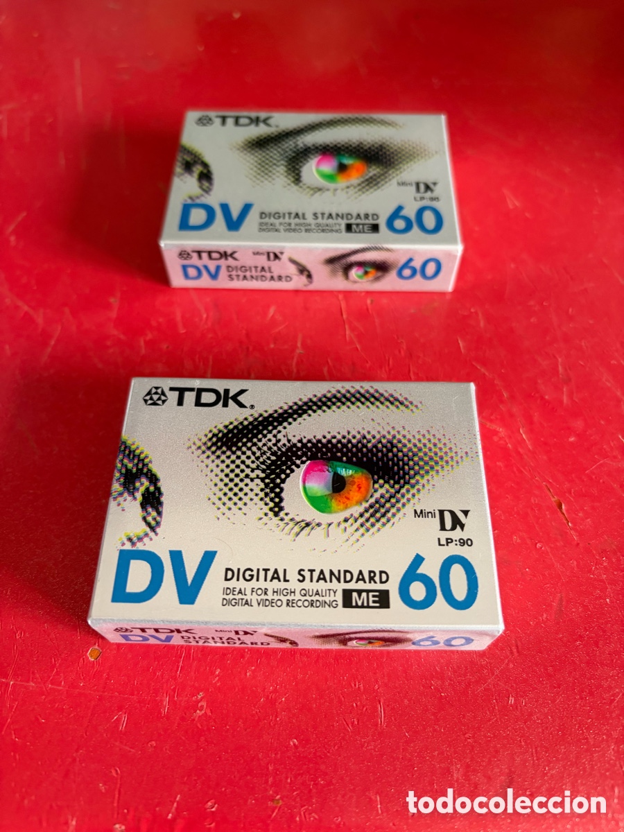 Vintage: Cintas grabar v&iacute;deo TDK miniDV ME60
