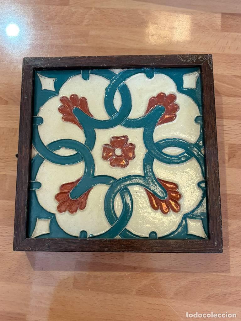Vintage: ANTIGUO AZULEJO DE TOLEDO - Foto 2