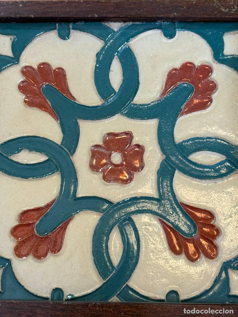 Vintage: ANTIGUO AZULEJO DE TOLEDO - Foto 4