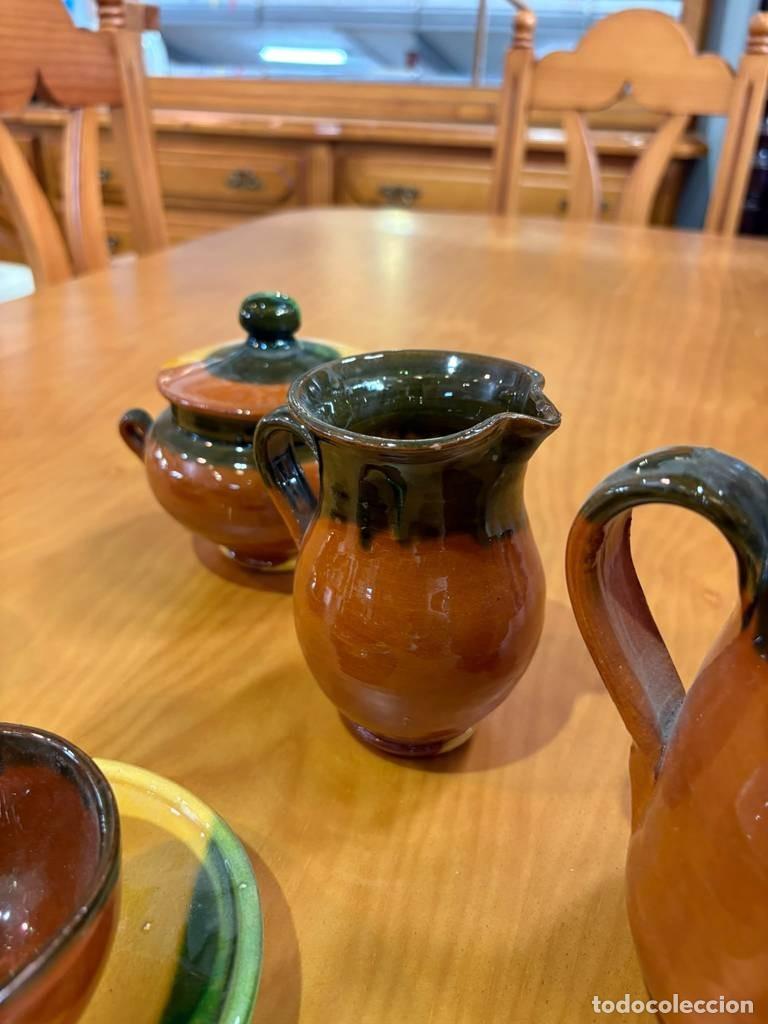 Vintage: JUEGO DE CAF&Eacute; ARTESANAL - Foto 7