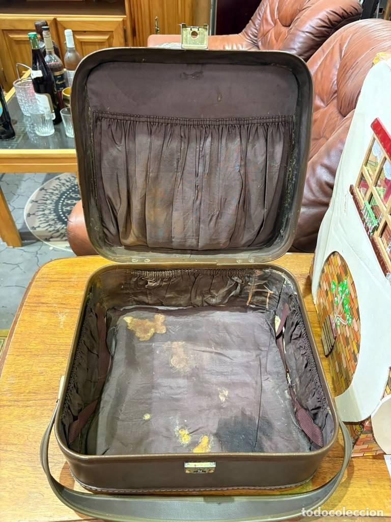 Vintage: ANTIGUO MALET&Iacute;N DE VIAJE - Foto 4