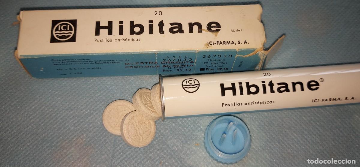 Vintage: ANTIGUO MEDICAMENTO DE FARMACIA, HIBITANE