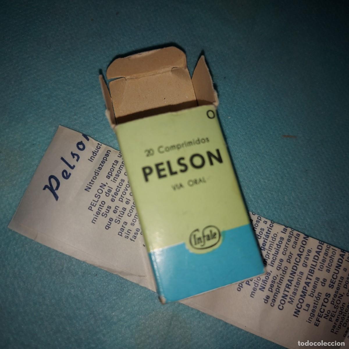 Vintage: ANTIGUO MEDICAMENTO FARMACIA - PELSON , DIACEPAN, CAJA VACIA