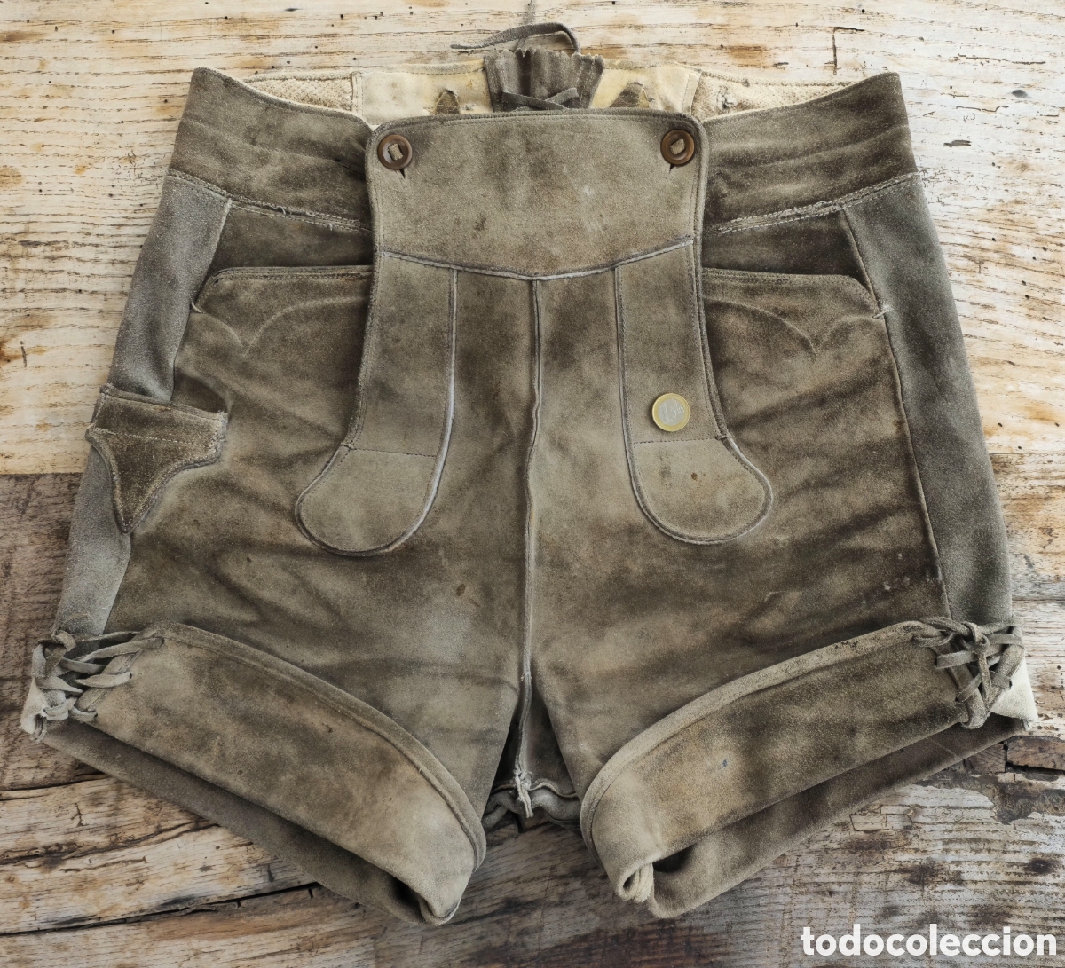 Vintage: Pantalon Lederhosen vintage