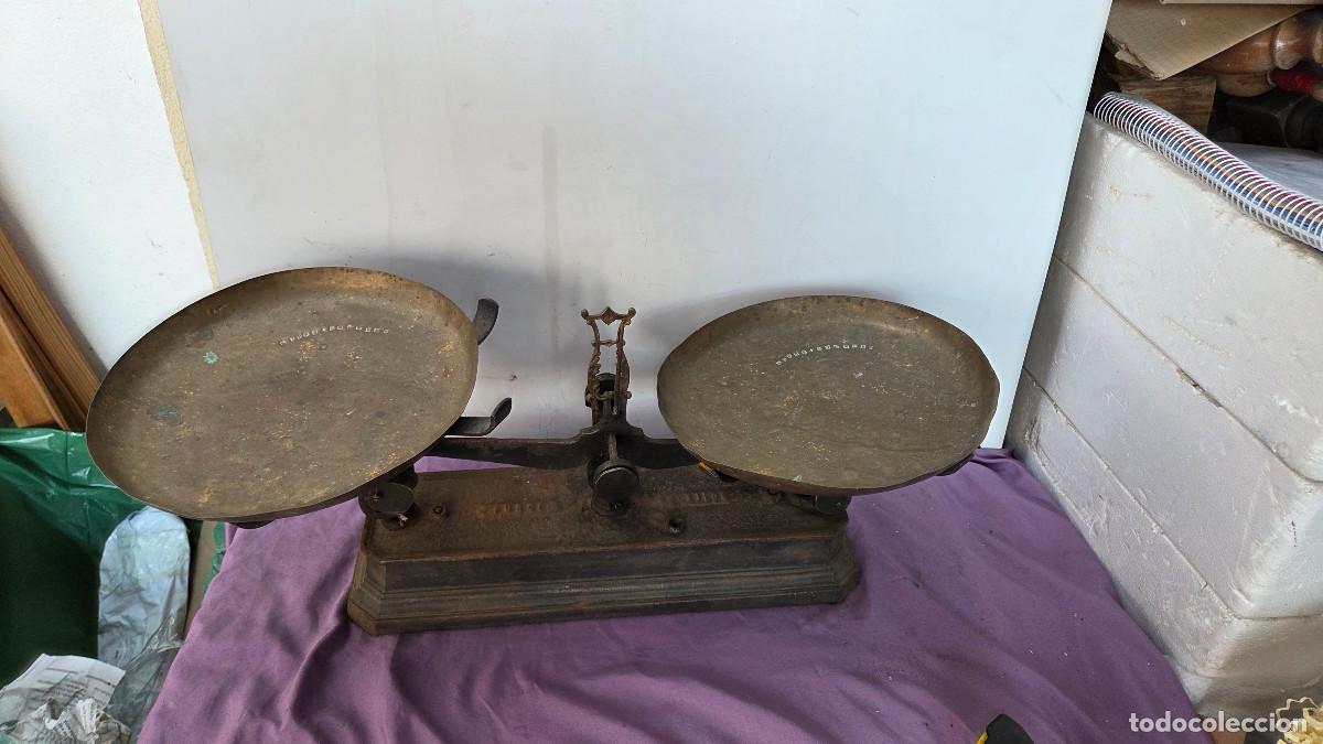 Vintage: balanza antigua de 5 kilos