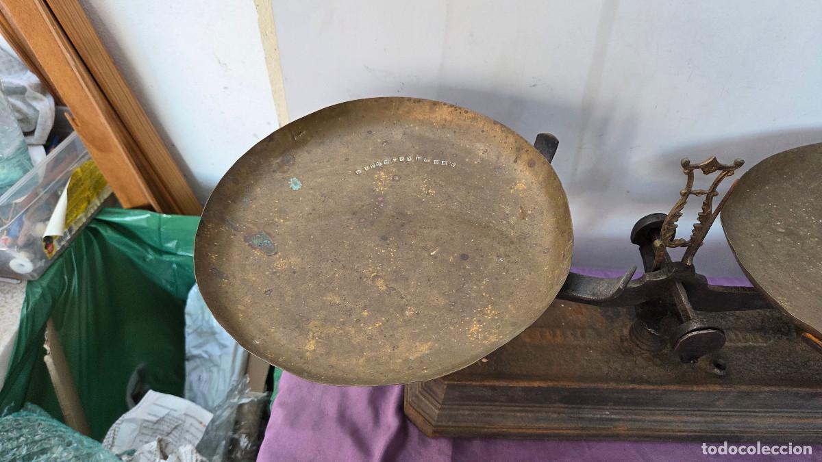 Vintage: balanza antigua de 5 kilos - Foto 2