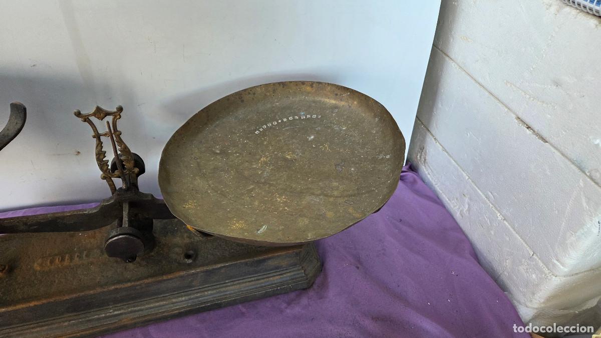Vintage: balanza antigua de 5 kilos - Foto 3