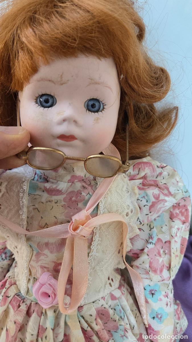 Vintage: mu&ntilde;eca de coleccion de porcelana - Foto 3