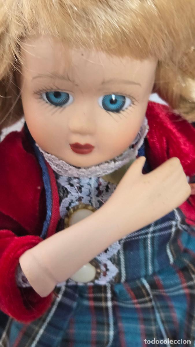 Vintage: mu&ntilde;eca de coleccion de porcelana - Foto 4