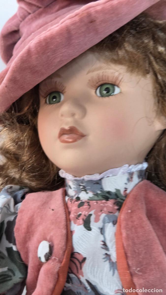 Vintage: mu&ntilde;eca de porcelana de coleccion - Foto 4