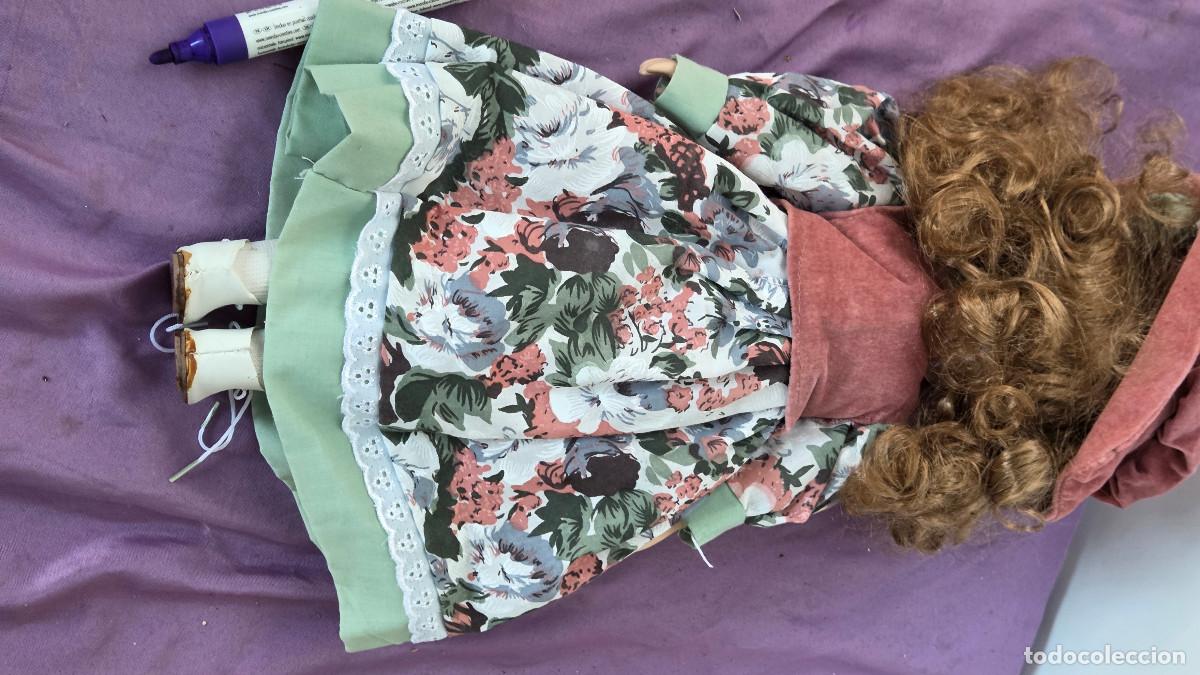Vintage: mu&ntilde;eca de porcelana de coleccion - Foto 6