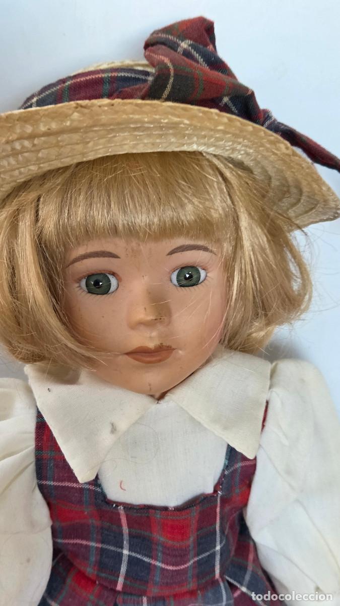 Vintage: mu&ntilde;eca de coleccion de porcelana - Foto 5