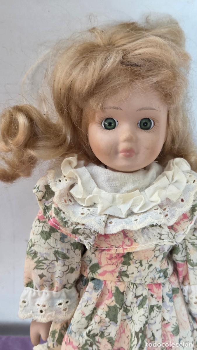 Vintage: mu&ntilde;eca de coleccion de porcelana - Foto 3