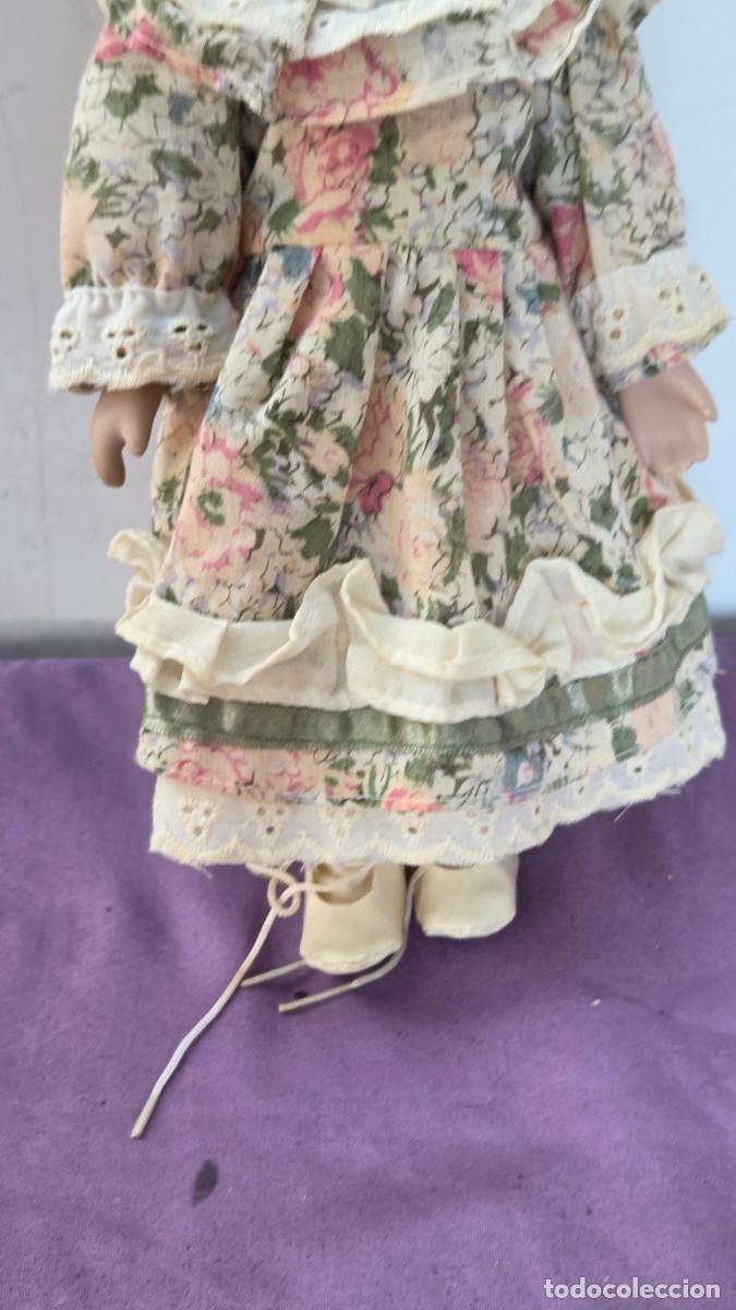 Vintage: mu&ntilde;eca de coleccion de porcelana - Foto 4