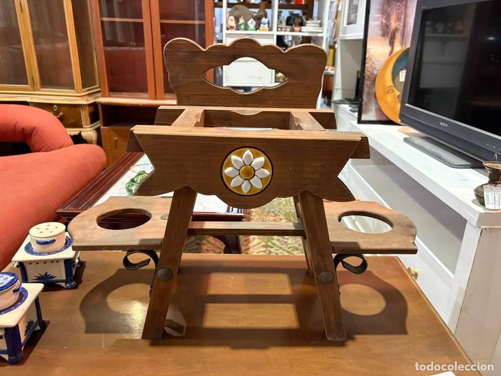 Vintage: CANTARERA DE MADERA.
