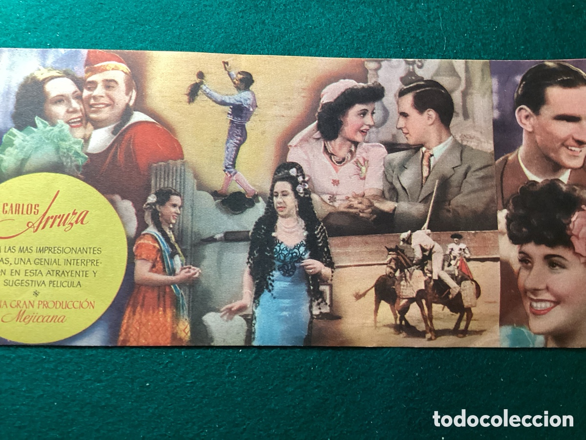 Vintage: Folleto de cine &ldquo;Mi reino por un torero&rdquo; a&ntilde;o 1944
