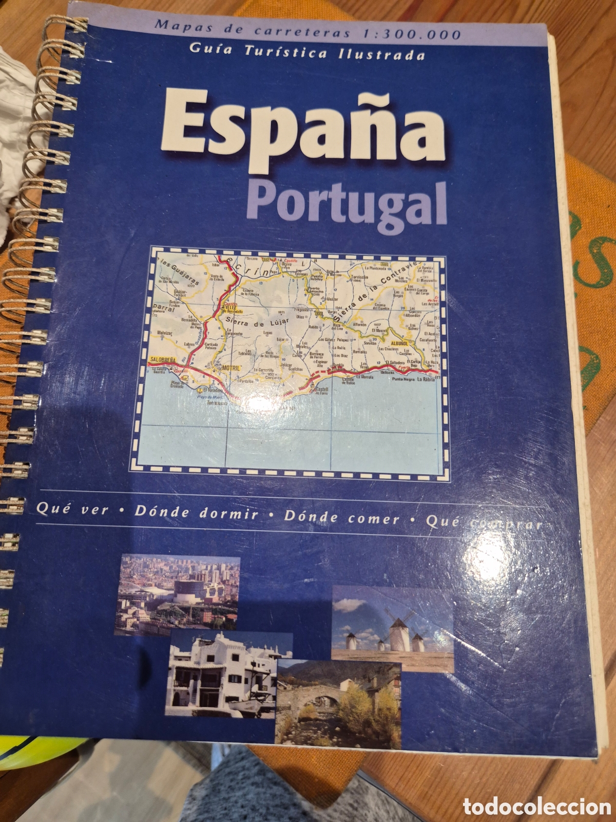Vintage: Mapa Carreteras Espa&ntilde;a Portugal