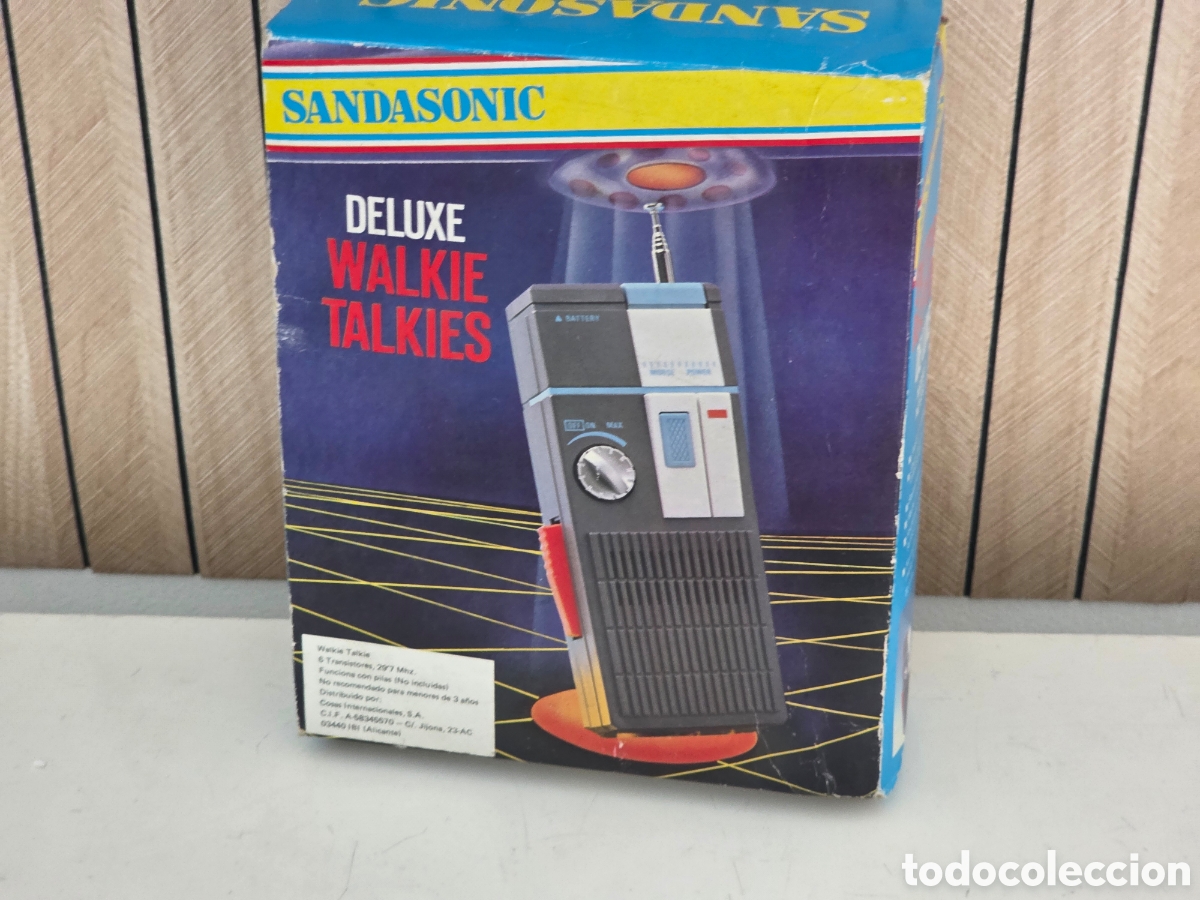 Vintage: Walkie Talkies Sandasonic 8383 vintage a&ntilde;os 70 NUEVOS NOS en caja
