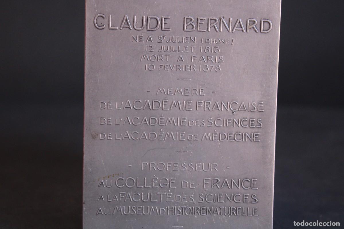 Vintage: MEDALLA CLAUDE BERNARD / A.BORREL 1913 - Foto 4