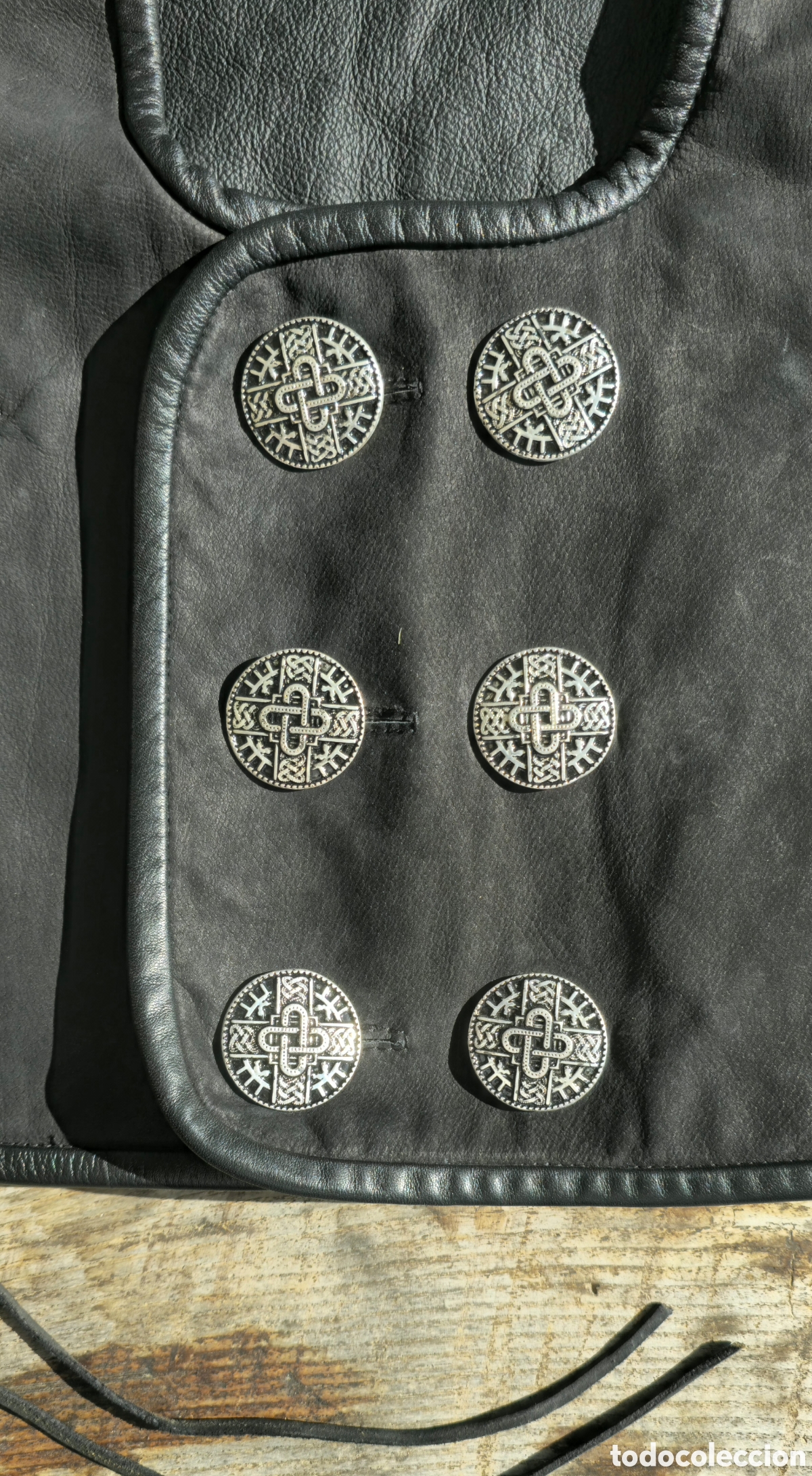 Vintage: Chaleco cuero custom biker - Foto 4