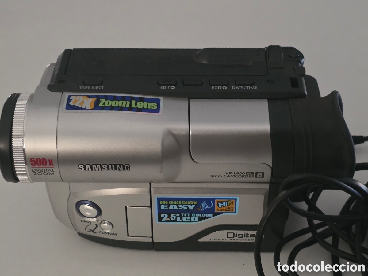 Vintage: Videoc&aacute;mara Samsung VP-L600 Video8 8mm