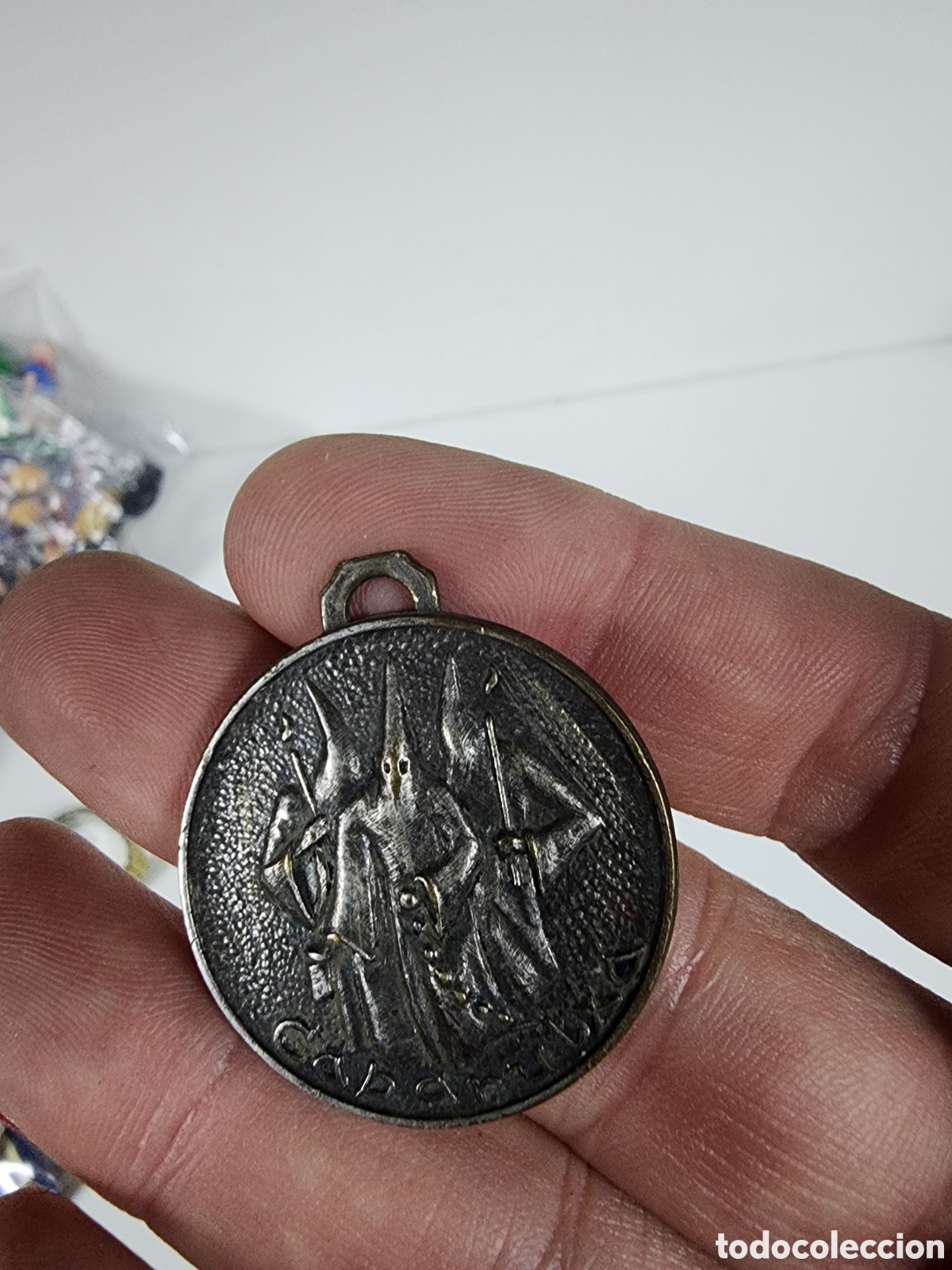 Vintage: Medalla Perpiny&agrave; antigua