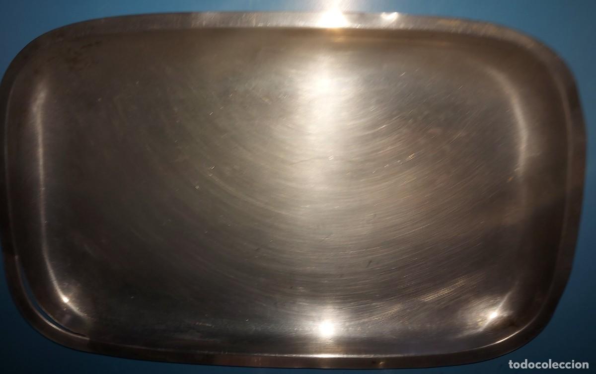 Vintage: BANDEJA acero inoxidable