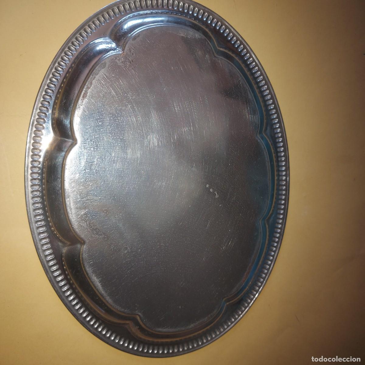 Vintage: BANDEJA de METAL DE 25CM - Foto 2