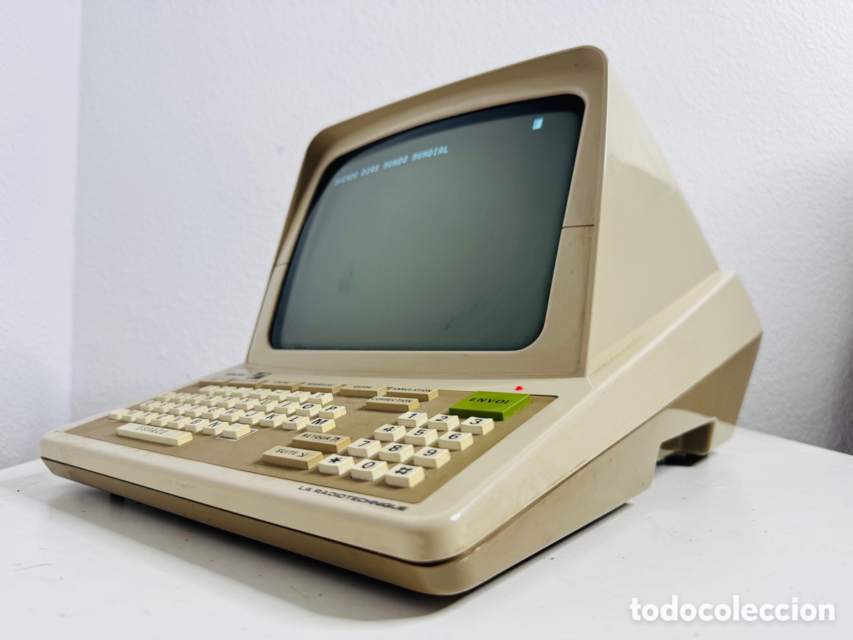 Vintage: Minitel Space Age Design Computer Tron Funciona - Foto 2