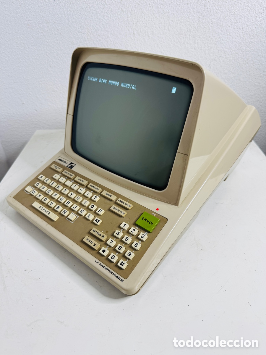 Vintage: Minitel Space Age Design Computer Tron Funciona - Foto 3