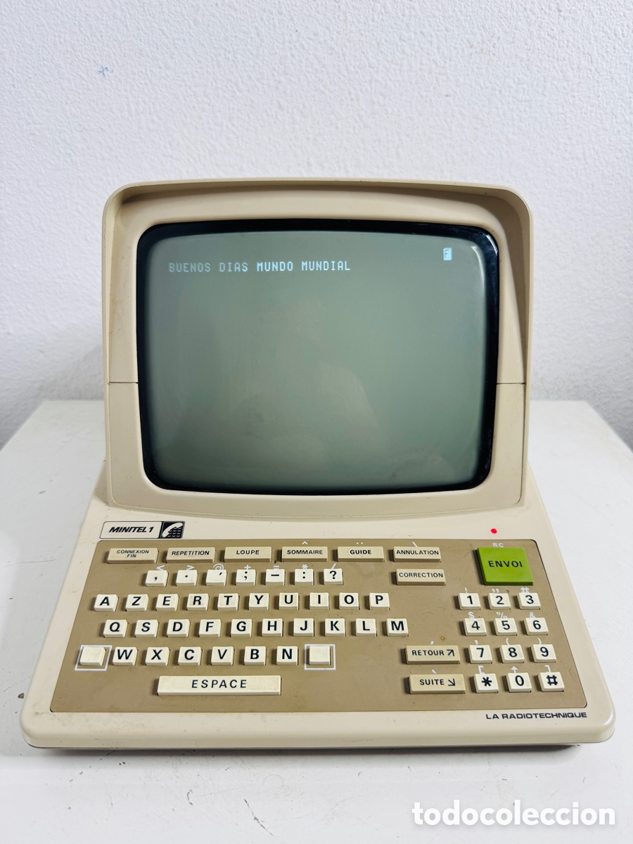Vintage: Minitel Space Age Design Computer Tron Funciona - Foto 4
