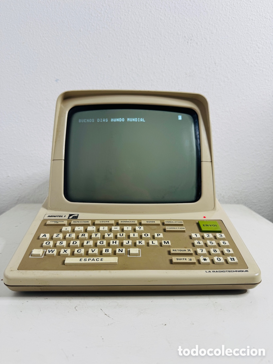 Vintage: Minitel Space Age Design Computer Tron Funciona - Foto 5