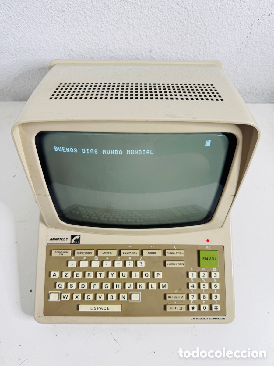Vintage: Minitel Space Age Design Computer Tron Funciona - Foto 6