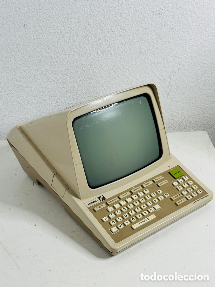 Vintage: Minitel Space Age Design Computer Tron Funciona - Foto 8
