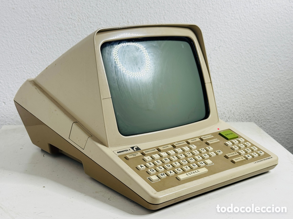 Vintage: Minitel Space Age Design Computer Tron Funciona - Foto 9