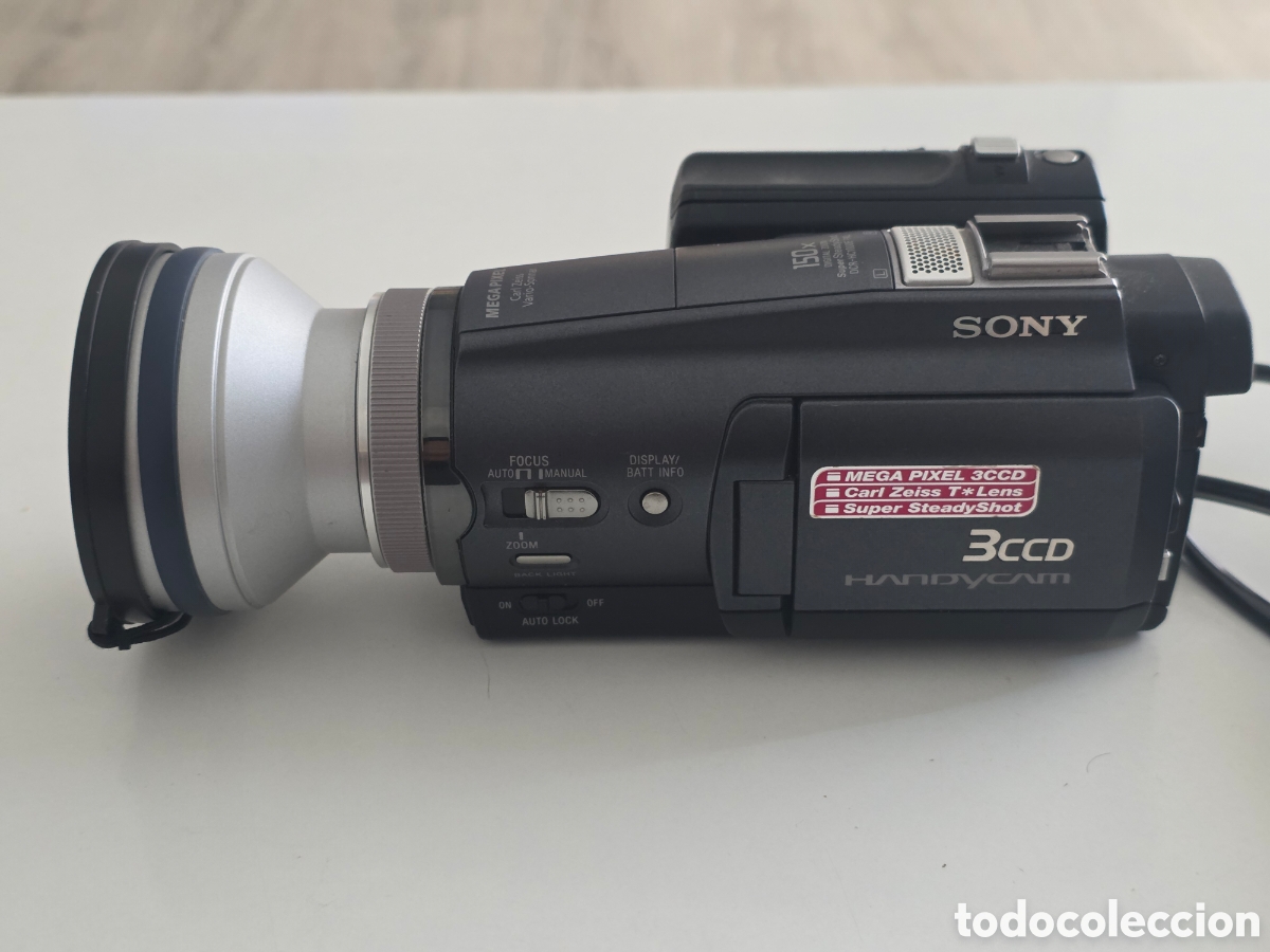 Vintage: Videoc&aacute;mara Sony DCR-HC1000E MiniDV 3CCD Carl Zeiss funcionando