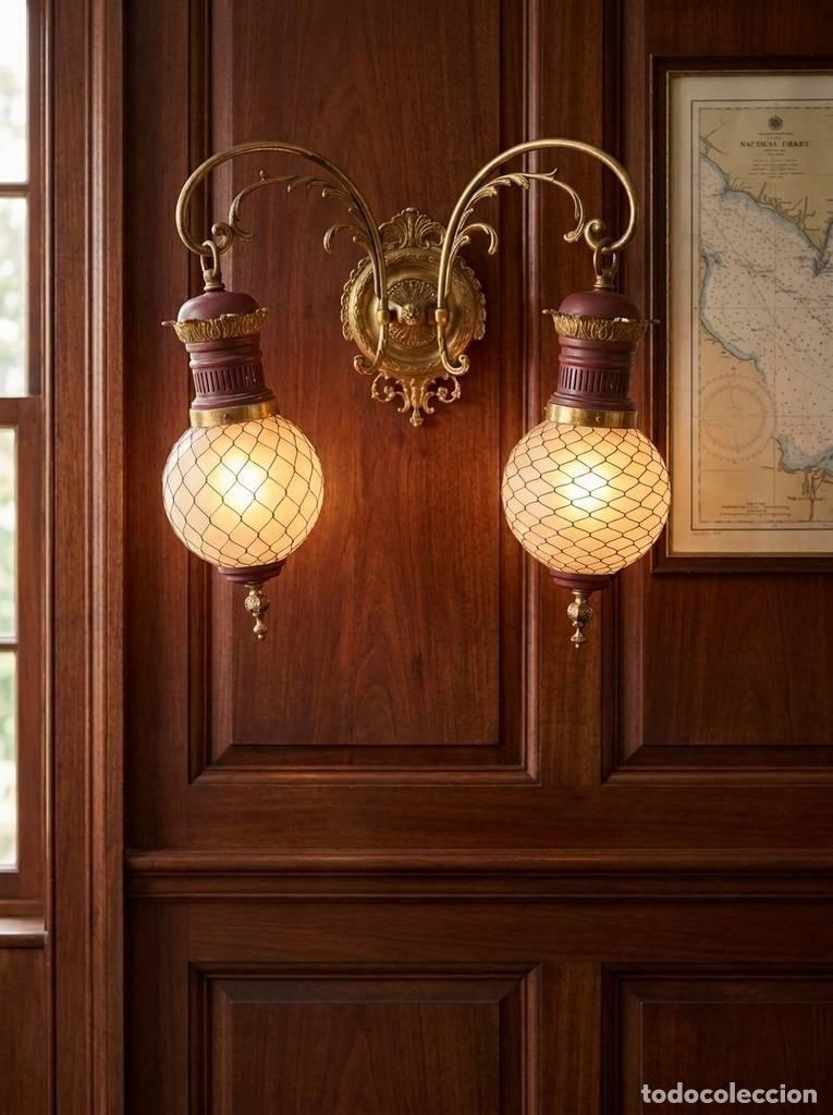 Vintage: APLIQUE DE PARED VINTAGE